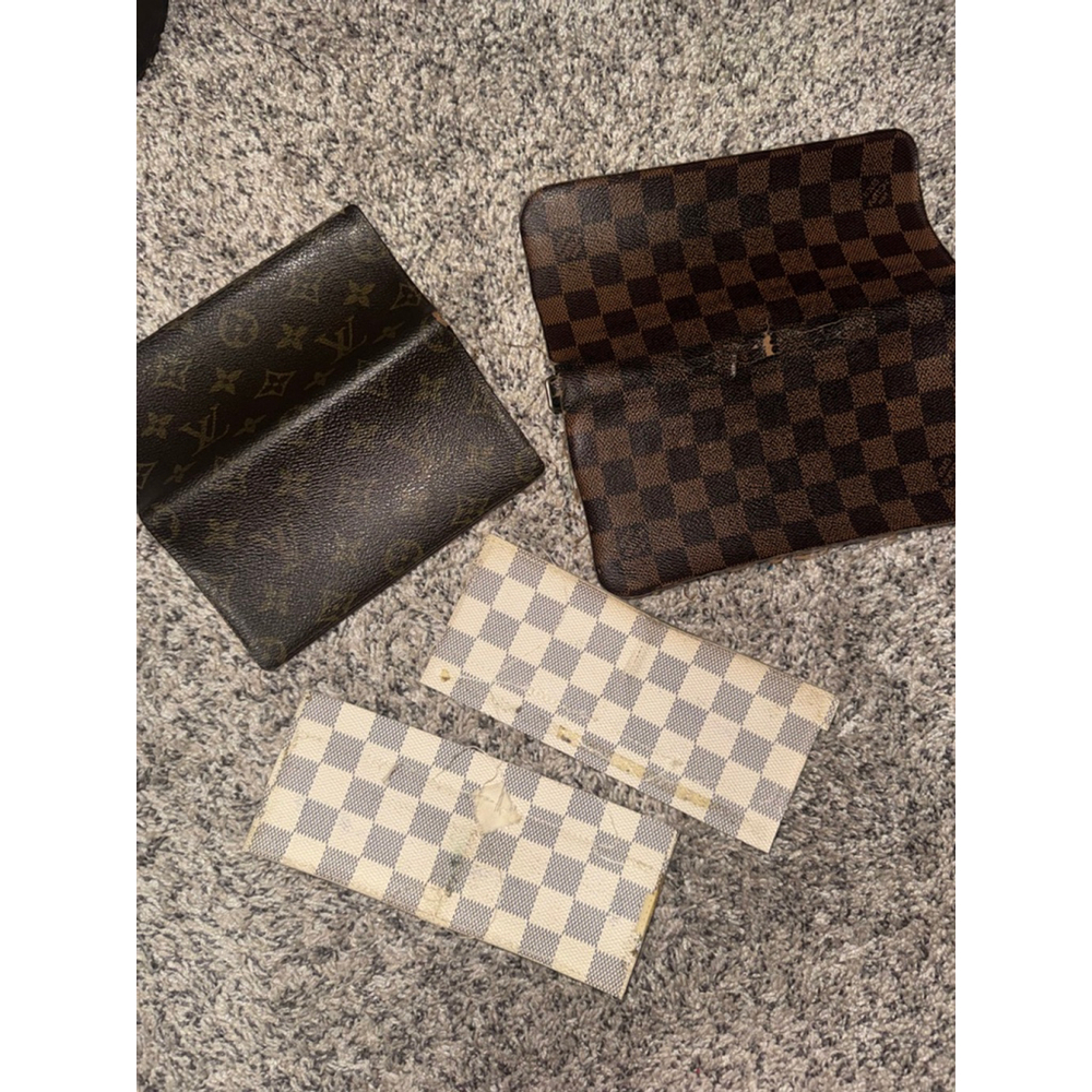 Authentic LV Scrap Canvas Pieces Monogram & Damier DIY Upcycle Lot SKU-s001 - Picture 2 of 8